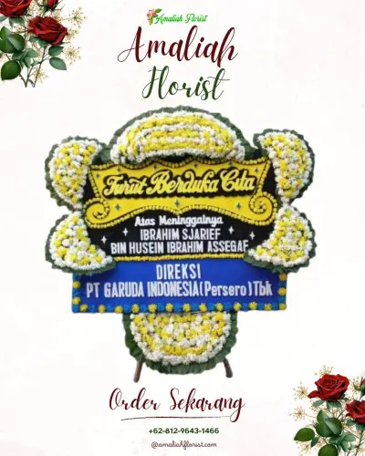 Papan Bunga Duka di Gedangrejo